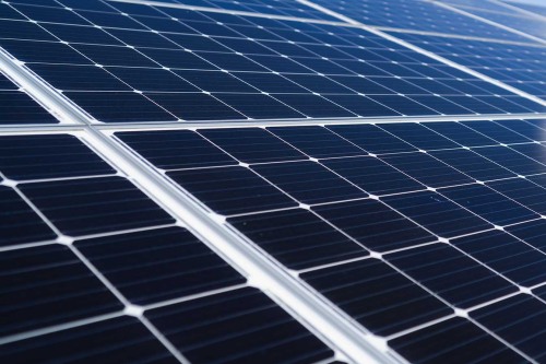 Solar panels.